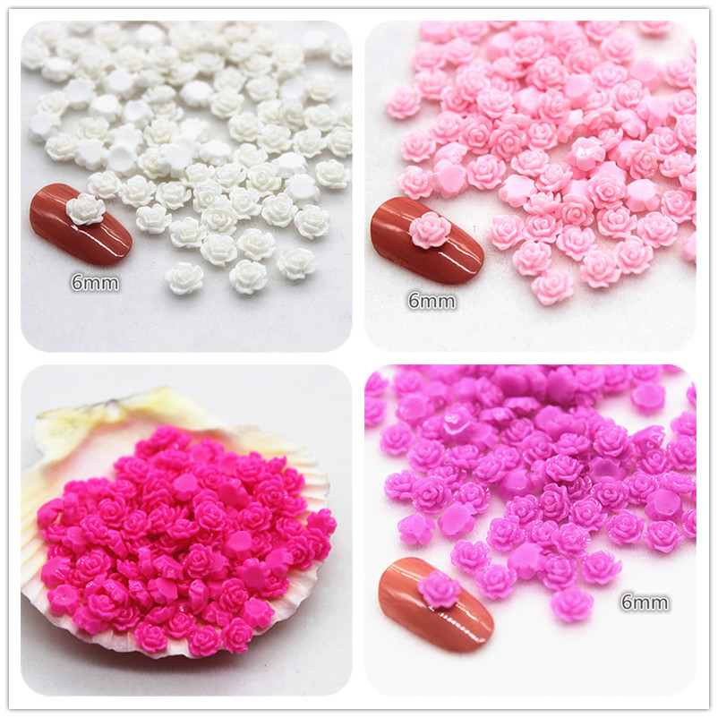 Resin Art With Rose - Bộ 100 6 Mm Nhựa Hoa