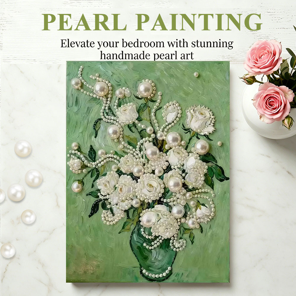 Resin Art With Rose - Huacan DIY Pearl Art Painting kits