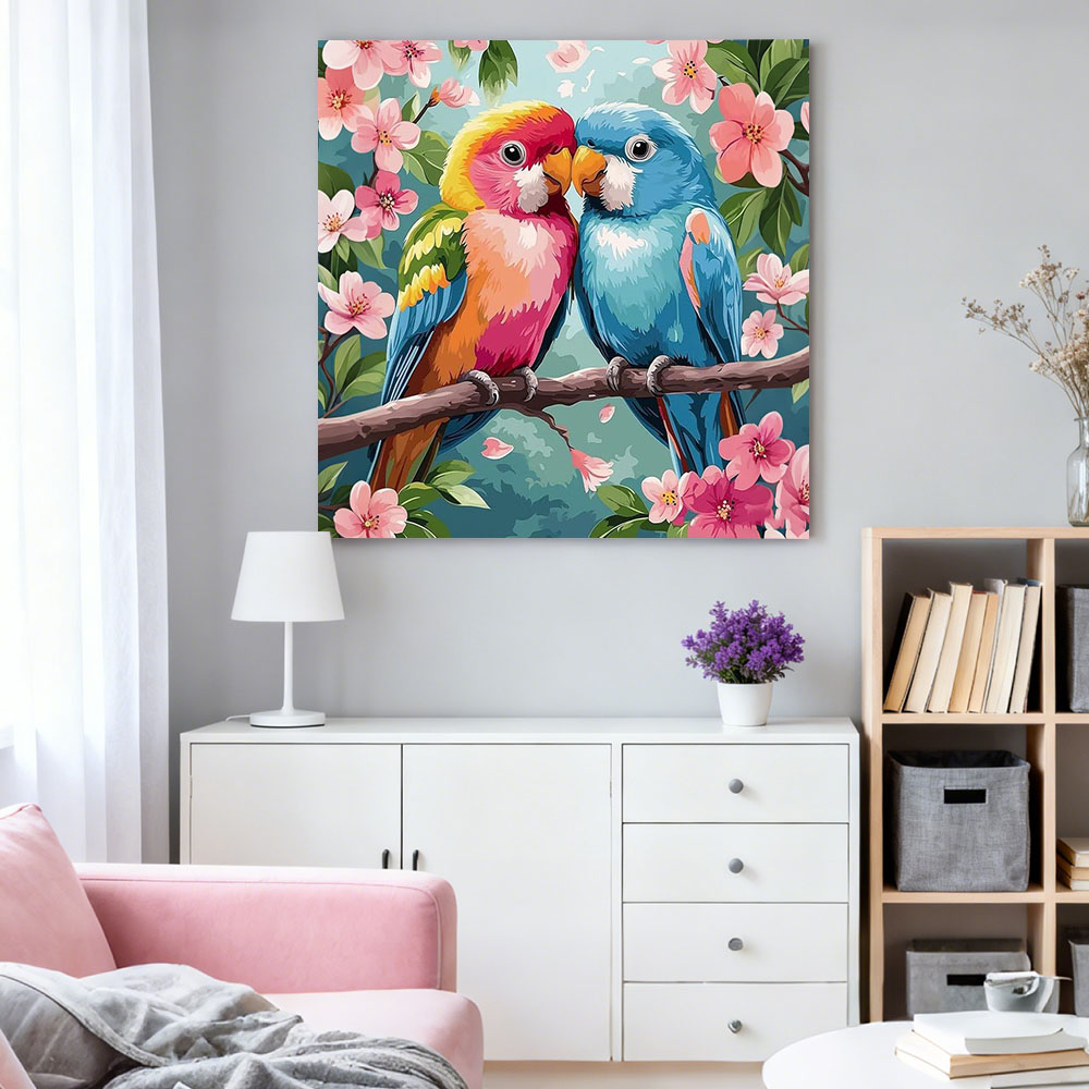 HUACAN Diamond Painting Bird F - đánh giá và giá Resin Art With Rose
