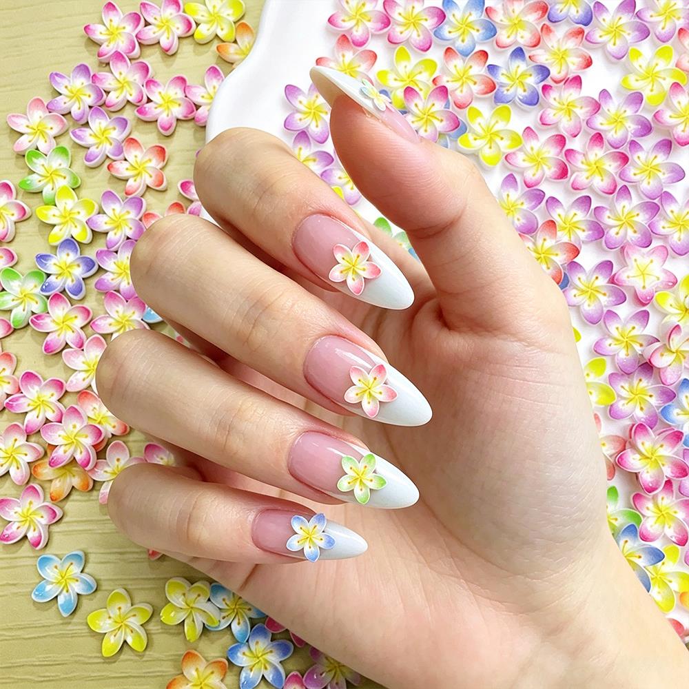 50Pc 3D Gradient Plumeria Flow - đánh giá và giá Resin Art Beach