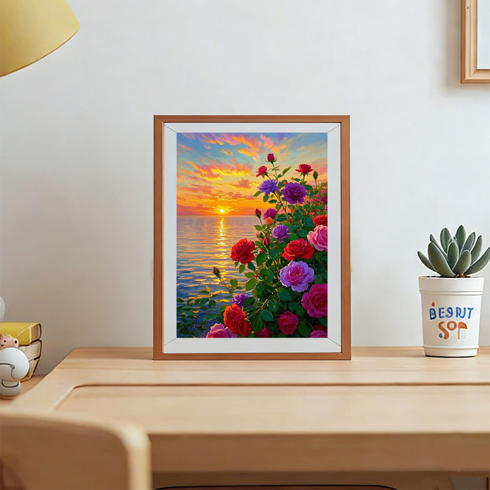 AZQSD Diamond Art Paintings Ro - đánh giá và giá Resin Art With Rose