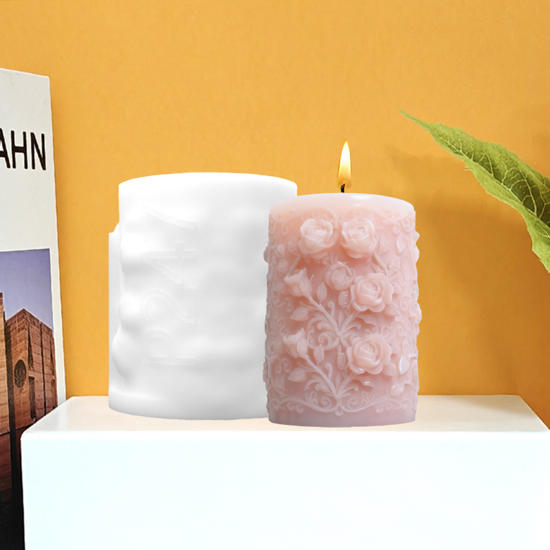 Double Heart Connected White D - đánh giá và giá Resin Art With Rose