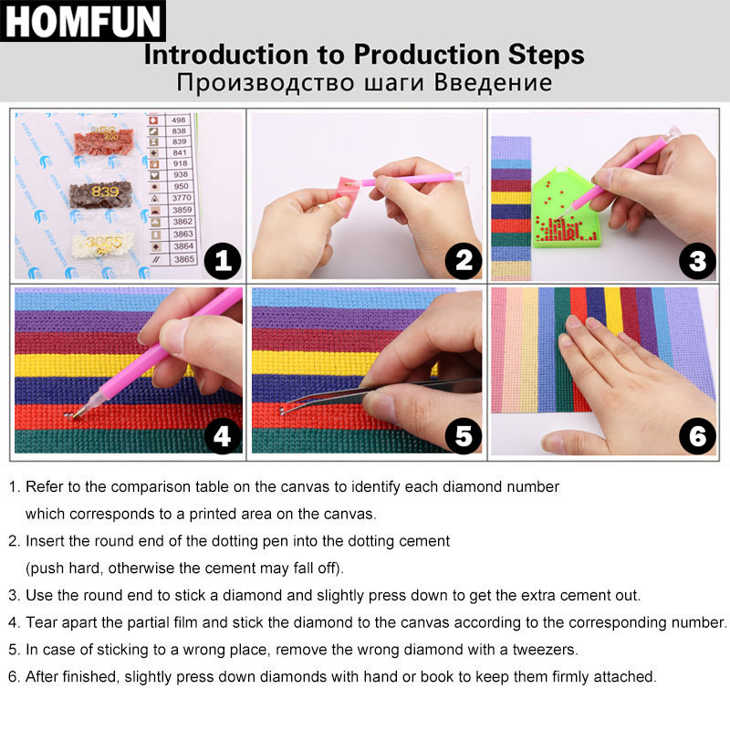 HOMFUN Diy 5d Diamond Painting - đánh giá và giá Resin Art Beach