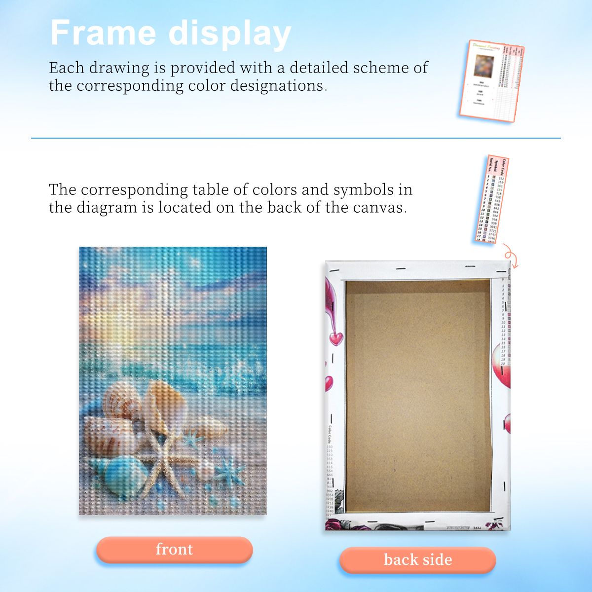Frameless, Beach Shell Diamond - đánh giá và giá Resin Art Beach