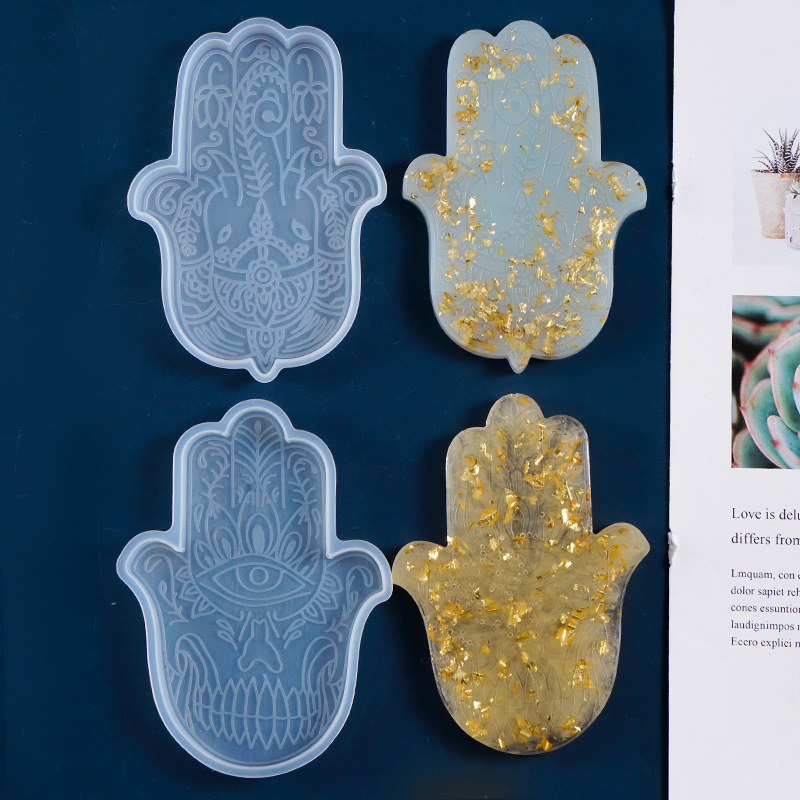 1 Cái DIY Coaster Tay Fatima D - đánh giá và giá Resin Art Coasters