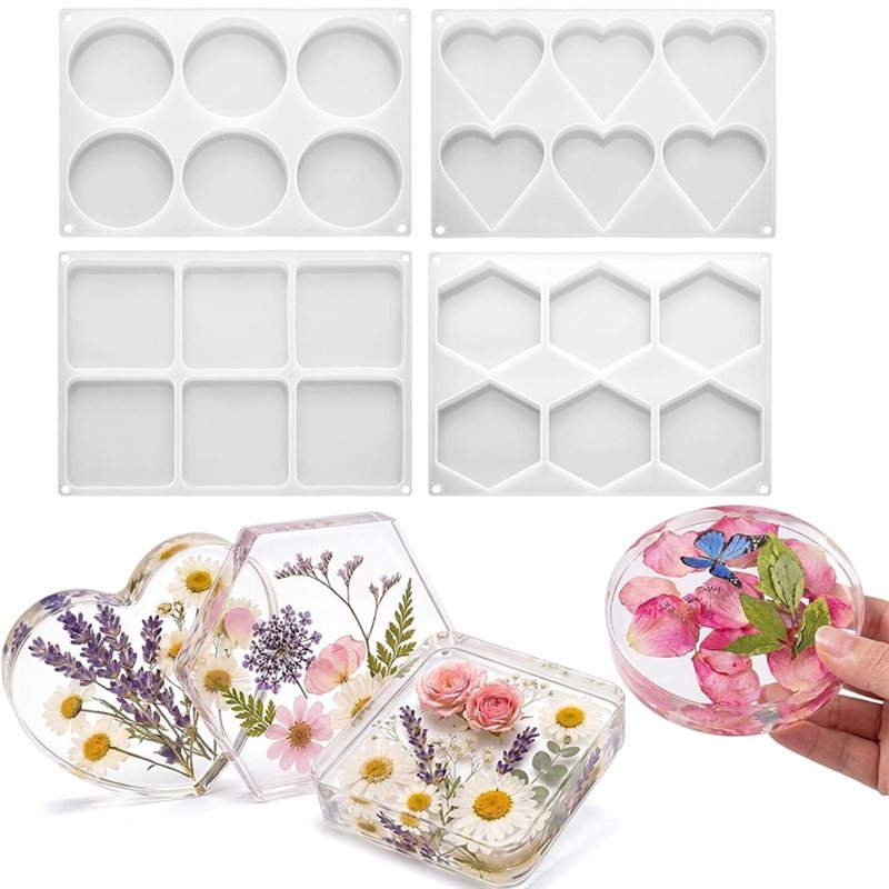 [ABFI!】 Resin Molds For DIY Ep - đánh giá và giá Resin Art Coasters