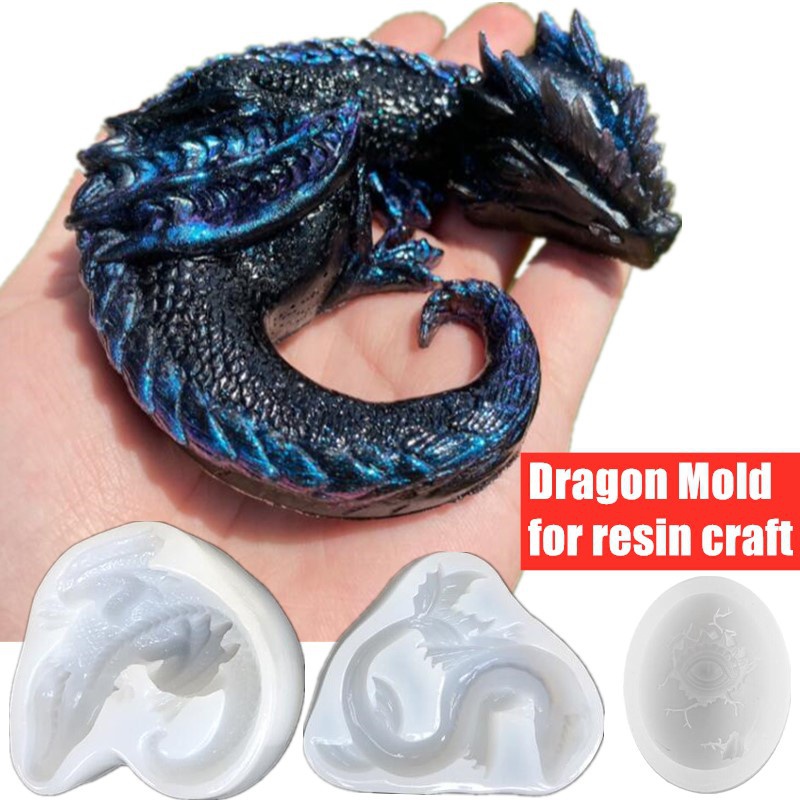 3 Styles Mirror Sleepy Dragon  - đánh giá và giá Resin Art Beach