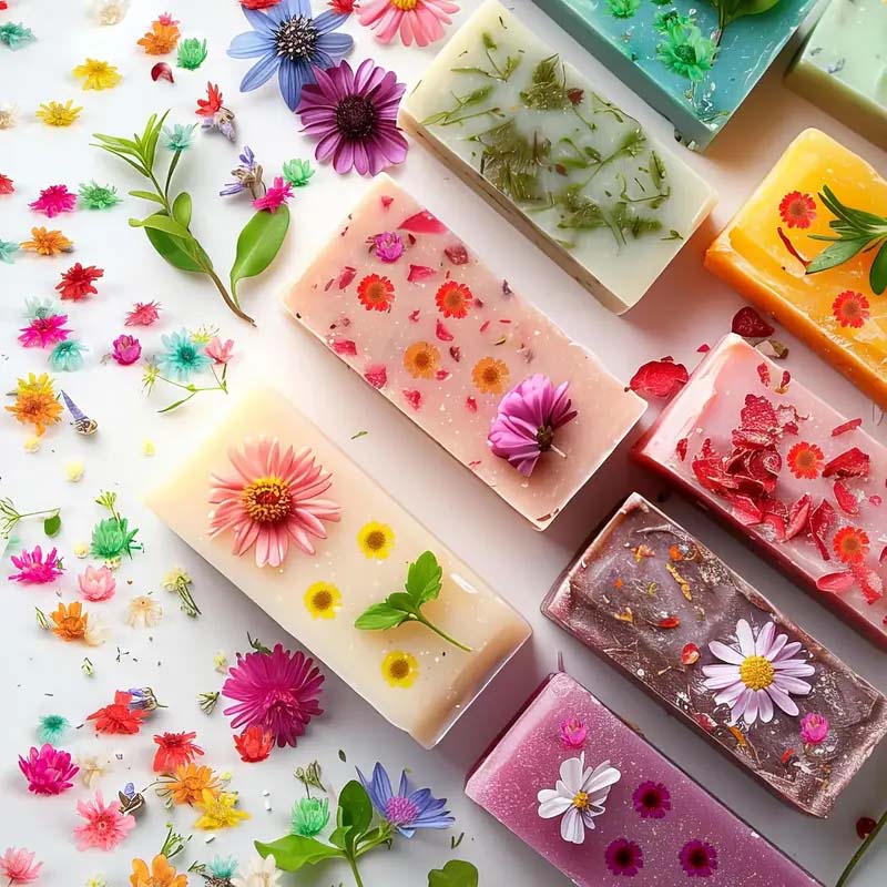 Mixed Colorful Flower for Wax  - đánh giá và giá Resin Art Design