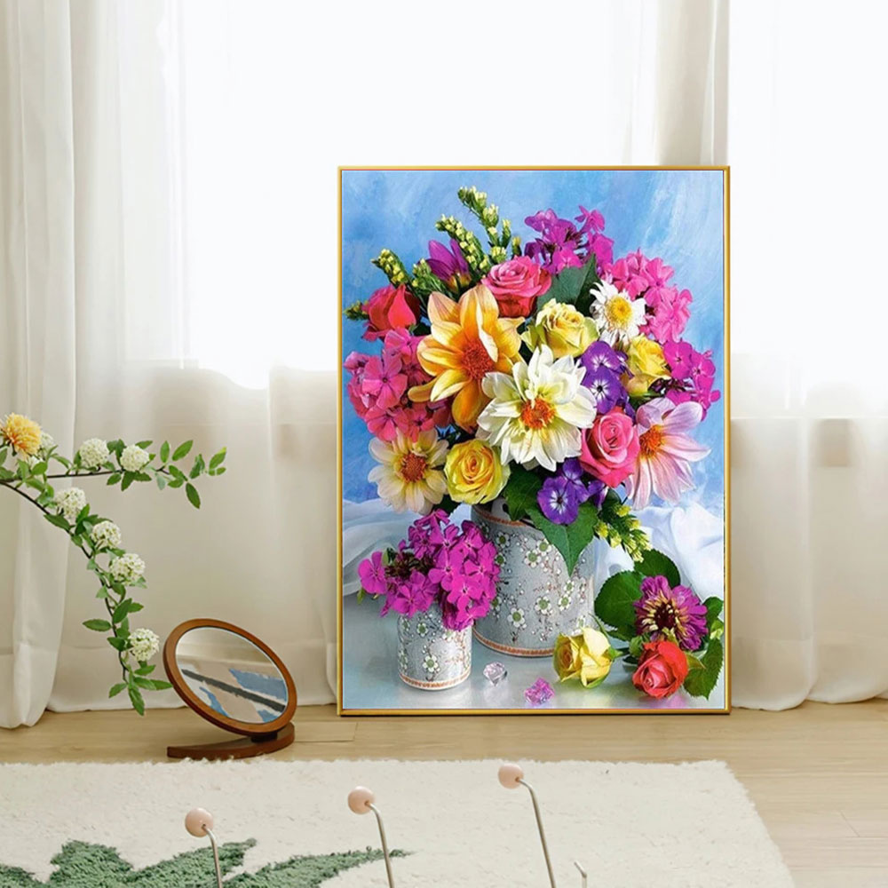 Full Diamond Mosaic Flower 5D  - đánh giá và giá Resin Art With Rose
