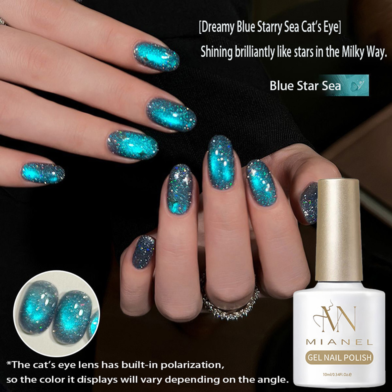 MAINEL 10ML 1-4Pcs Blue Nails  - đánh giá và giá Resin Art Online