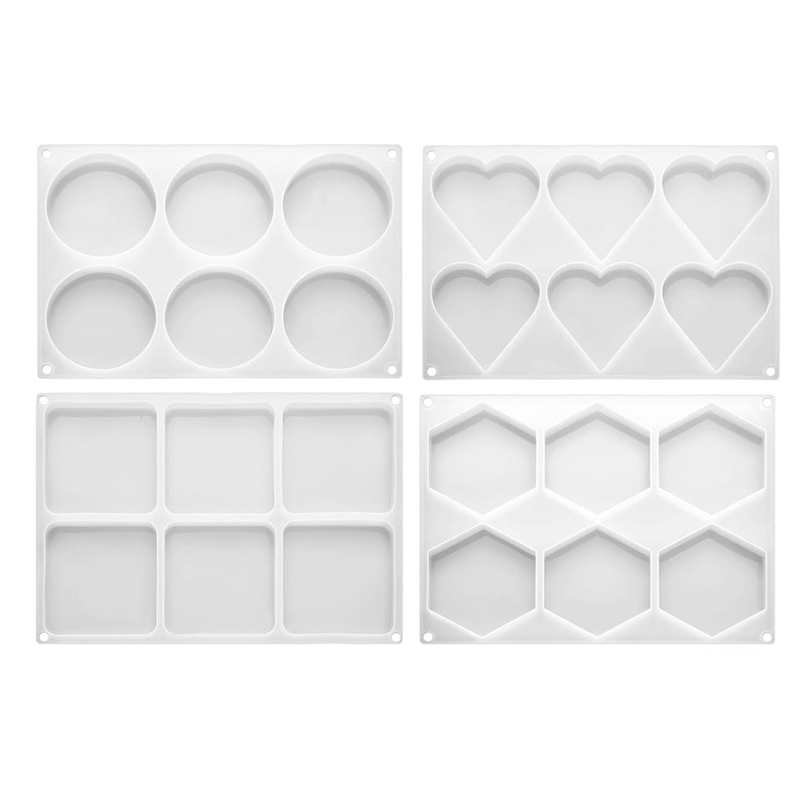 4Pcs Deep Resin Coaster Molds  - đánh giá và giá Resin Art Coasters