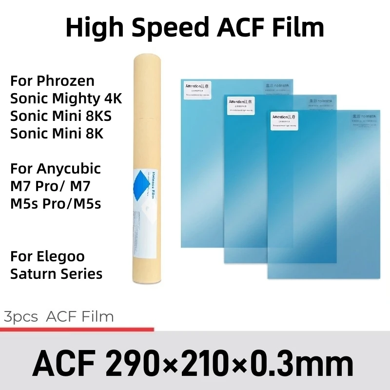 3Pcs ACF Film A4 Size 210*290m - đánh giá và giá Resin Art Pro