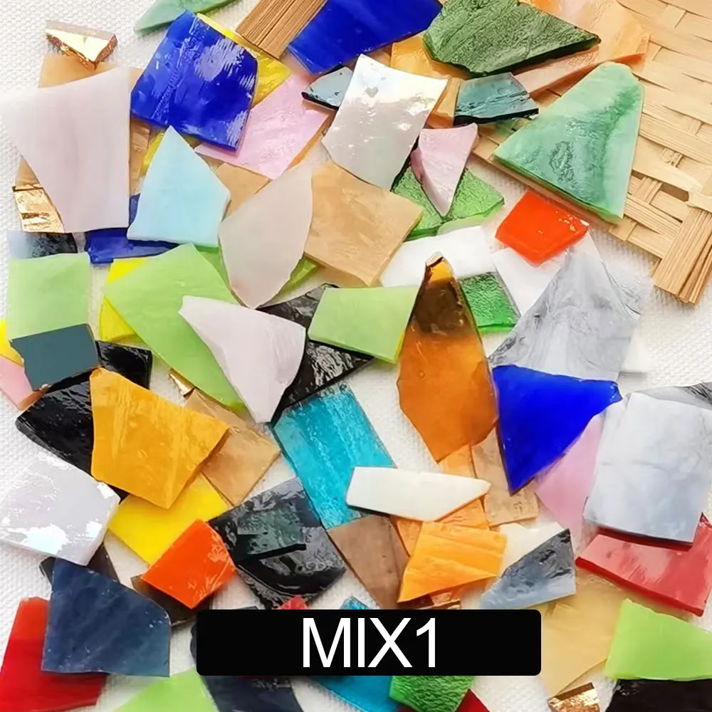 100g Mosaic Tiles Stained Glas - đánh giá và giá Resin Art Coasters