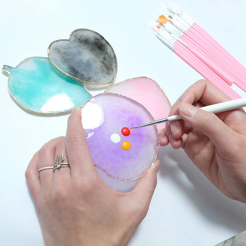 Lurayee Nhựa Đá Bảng Màu Gel M - đánh giá và giá Resin Art Design