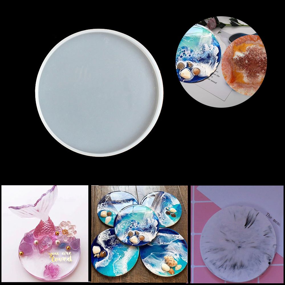 Transparent Fluid Arts Round C - đánh giá và giá Resin Art Coasters