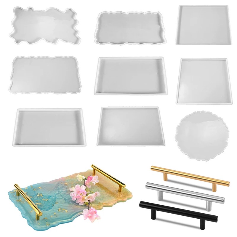 Tray Epoxy Resin Silicone Mold - đánh giá và giá Resin Art Coasters