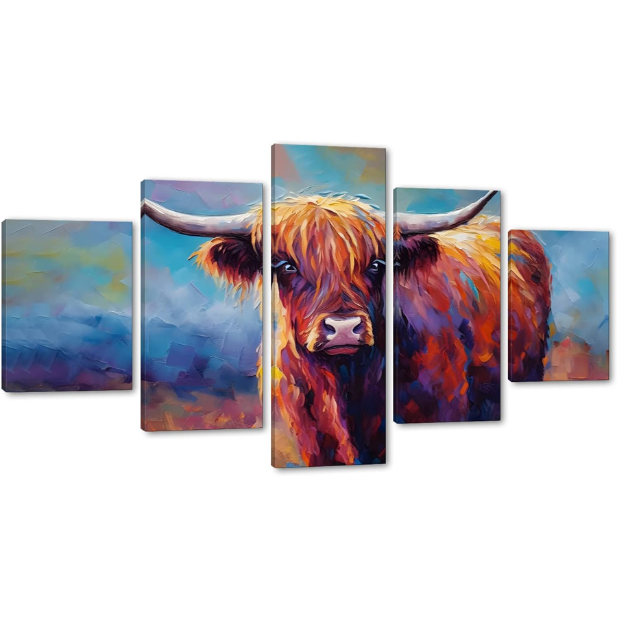 5 Highland Cow Images diamond  - đánh giá và giá Resin Art Images