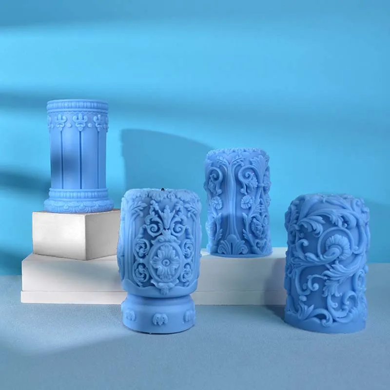 Carved Roman Column Candle Sil - đánh giá và giá Resin Art Design