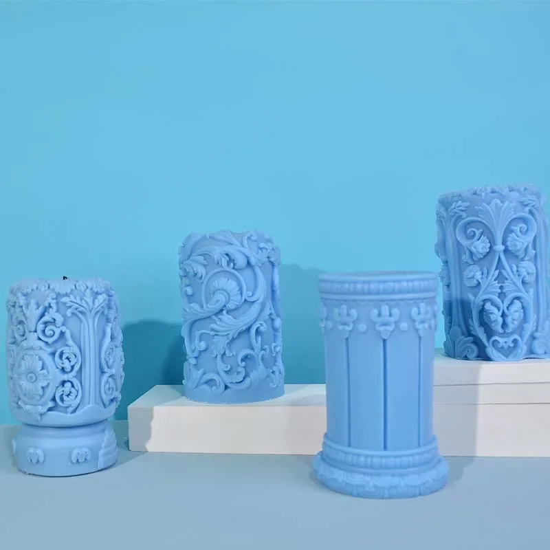 Carved Roman Column Candle Sil - đánh giá và giá Resin Art Design